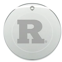 Rutgers Scarlet Knights Round Logo Ornament