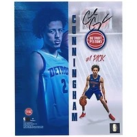 Cade Cunningham Detroit Pistons Autographed 8" x 10" Rookie Photoshoot Photograph