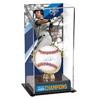 Derek Jeter New York Yankees Autographed Baseball and 2000 World Series Champions Sublimated Display Case