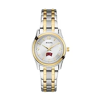 Women's Bulova Silver/Gold UNLV Rebels Classic Two-Tone Round Watch