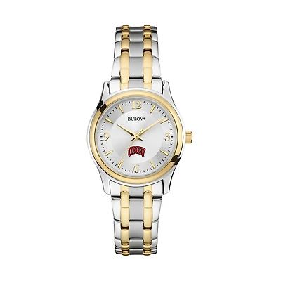 Women's Bulova Silver/Gold UNLV Rebels Classic Two-Tone Round Watch