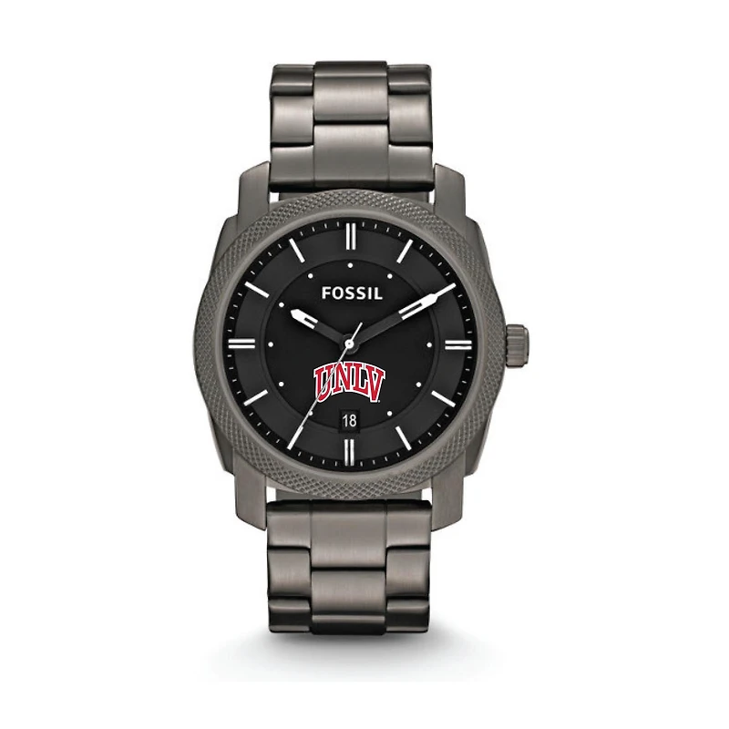 Fossil UNLV Rebels Machine Smoke Stainless Steel Watch