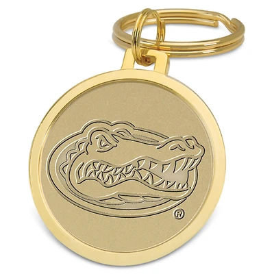 Gold Florida Gators Split-Wire Logo Key Ring