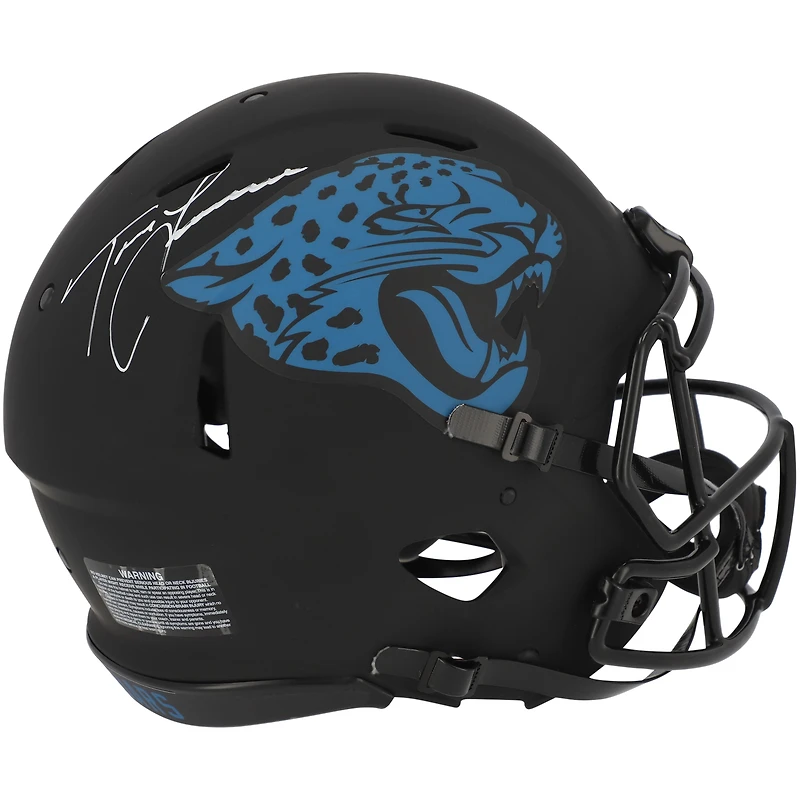 Trevor Lawrence Jacksonville Jaguars Autographed Riddell Lunar Eclipse Alternate Speed Authentic Black Helmet