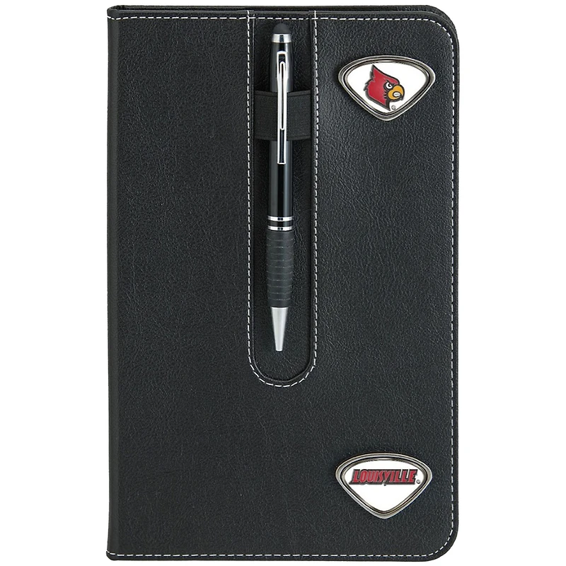 Black Louisville Cardinals Business Notebook