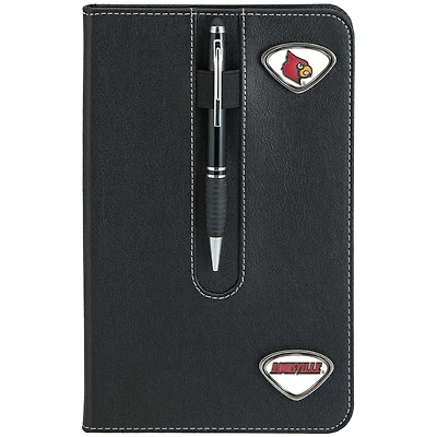 Black Louisville Cardinals Business Notebook