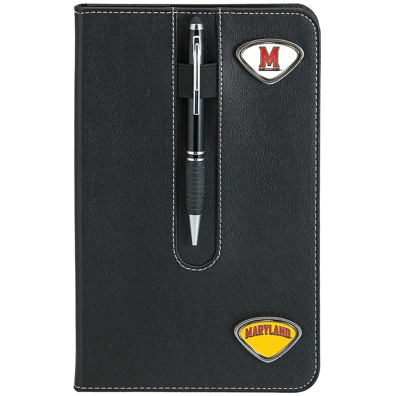Black Maryland Terrapins Business Notebook