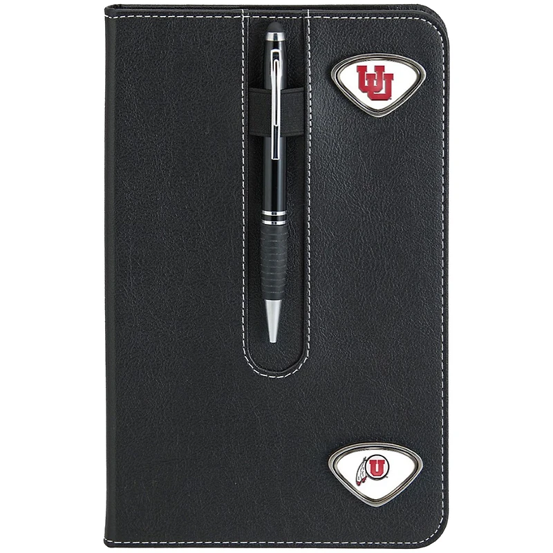 Black Utah Utes Business Notebook