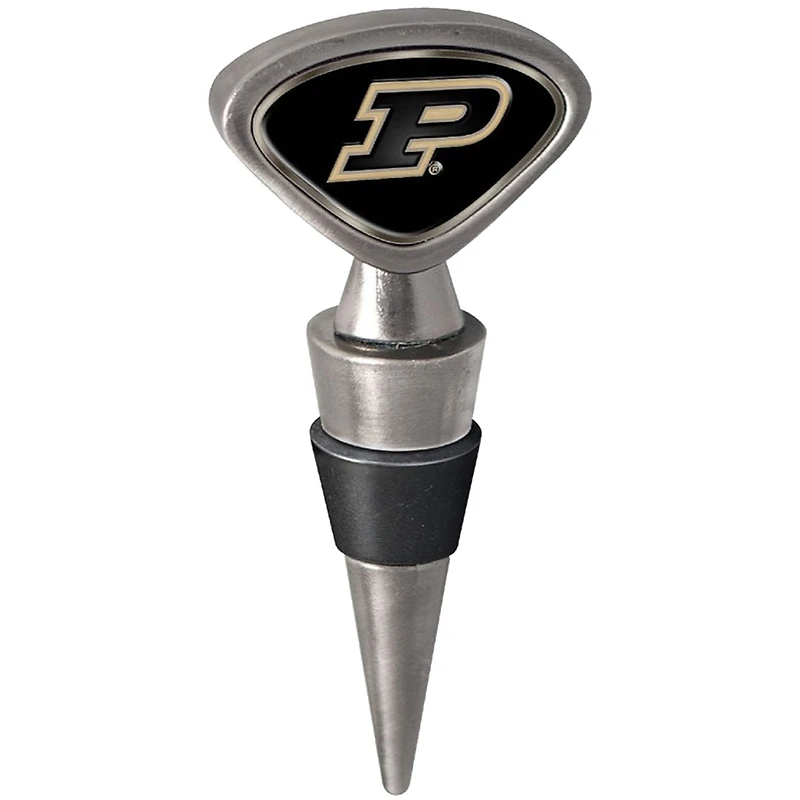 Silver Purdue Boilermakers Wine Stopper