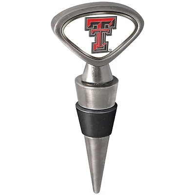 Silver Texas Tech Red Raiders Wine Stopper