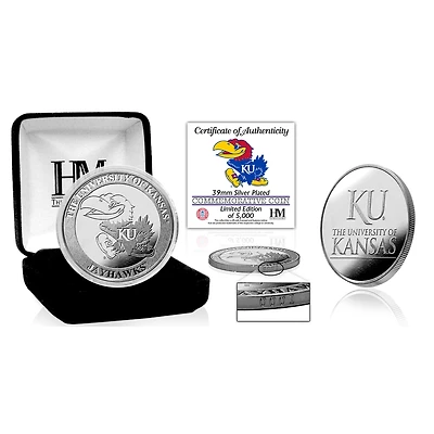 Highland Mint Kansas Jayhawks Silver Mint Coin