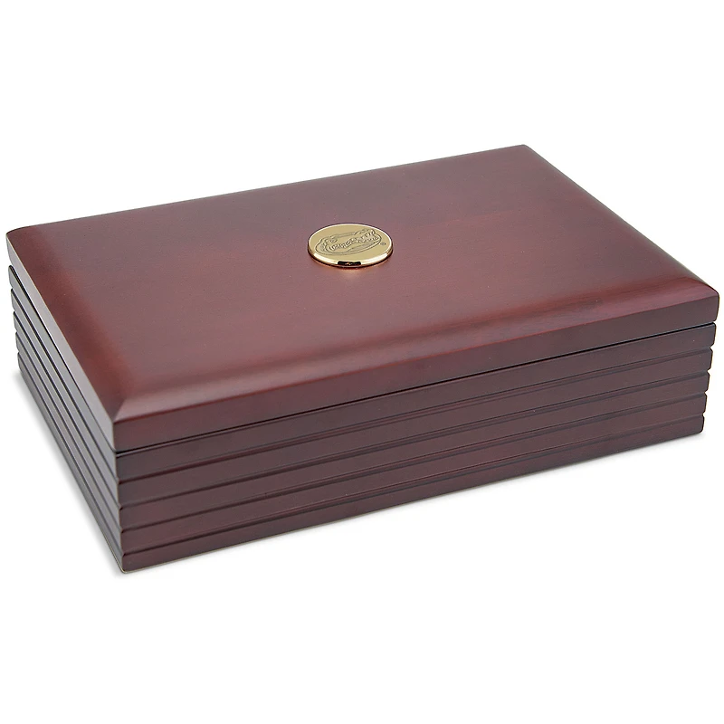 Brown Florida Gators Logo 6'' x 9'' Rosewood Desk Box