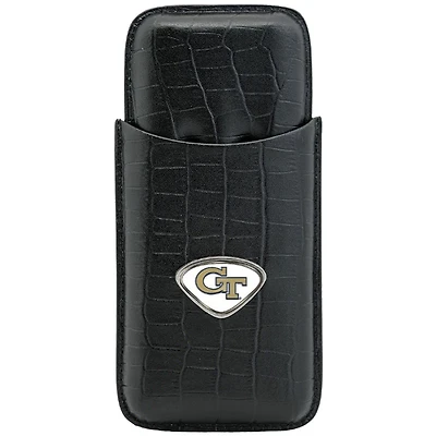 Black Georgia Tech Yellow Jackets Cigar Case