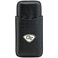 Black Georgia Tech Yellow Jackets Cigar Case