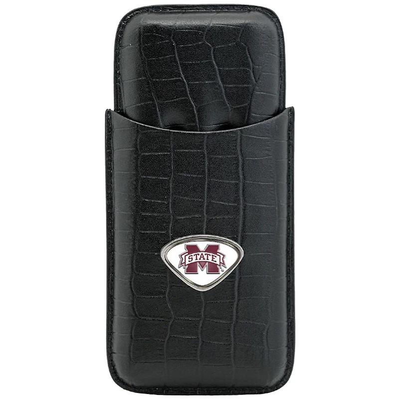 Black Mississippi State Bulldogs Cigar Case