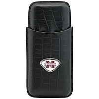 Black Mississippi State Bulldogs Cigar Case