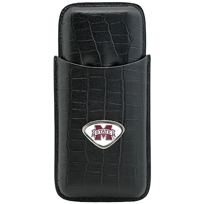 Black Mississippi State Bulldogs Cigar Case