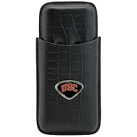 Black USC Trojans Cigar Case
