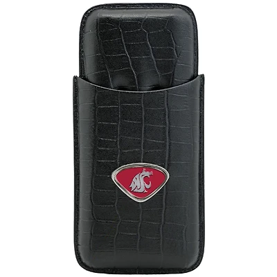 Black Washington State Cougars Cigar Case