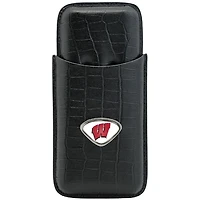 Black Wisconsin Badgers Cigar Case