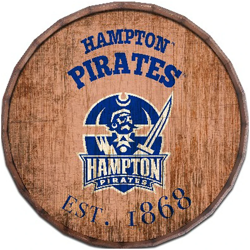 Hampton Pirates 24'' Established Date Barrel Top Sign