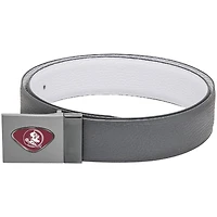 Gray Florida State Seminoles Reversible Leather Belt