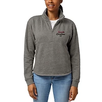 Women's League Collegiate Wear Heathered Gray South Carolina Gamecocks Victory Springs Half-Zip Pullover Jacket