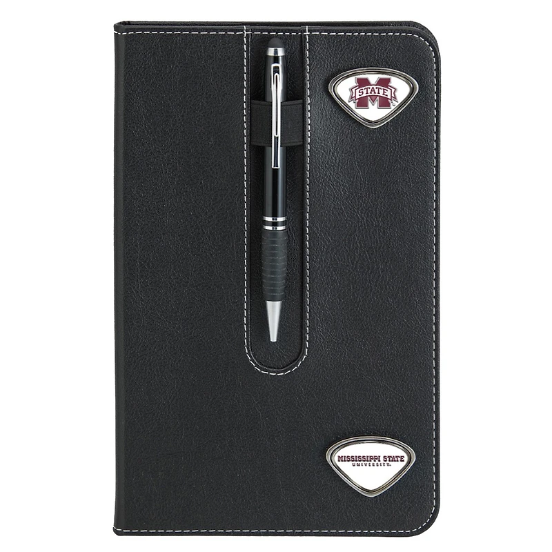 Black Mississippi State Bulldogs Business Notebook