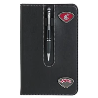 Black Washington State Cougars Business Notebook