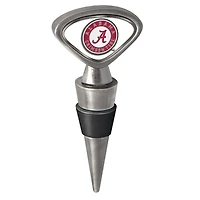 Silver Alabama Crimson Tide Wine Stopper