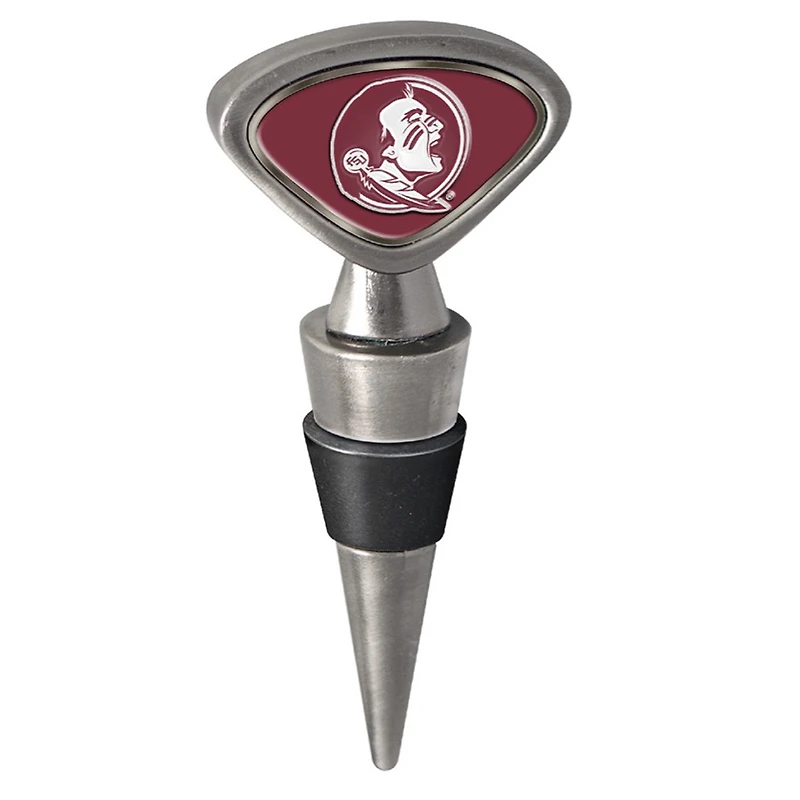 Silver Florida State Seminoles Wine Stopper
