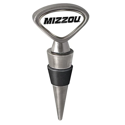 Silver Missouri Tigers Wine Stopper