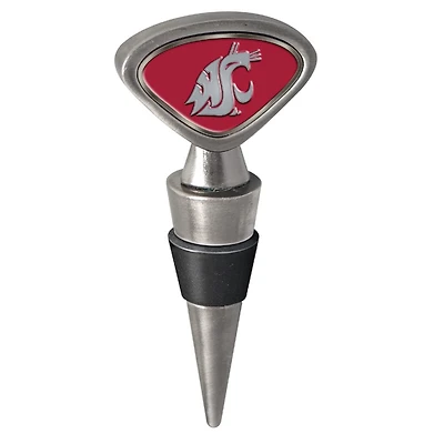 Silver Washington State Cougars Wine Stopper
