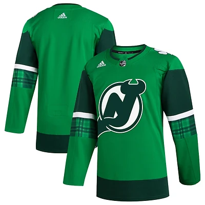 Men's adidas  Kelly Green New Jersey Devils 2023 St. Patrick's Day Primegreen Authentic Jersey