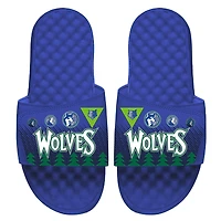 Men's ISlide Royal Minnesota Timberwolves 2021/22 City Edition Jersey Slide Sandals