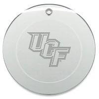 UCF Knights 3'' Glass Round Ornament