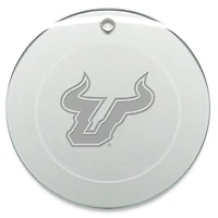 South Florida Bulls 3'' Glass Round Ornament