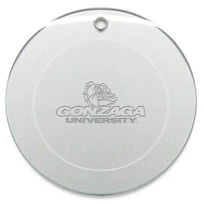 Gonzaga Bulldogs 3'' Glass Round Ornament