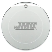 James Madison Dukes 3'' Glass Round Ornament
