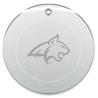 Montana State Bobcats 3'' Glass Round Ornament