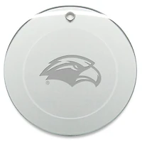 Southern Miss Golden Eagles 3'' Glass Round Ornament