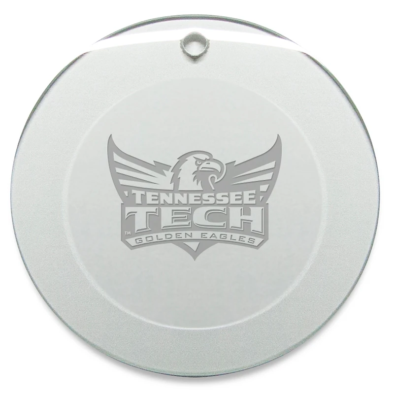 Tennessee Tech Golden Eagles 3'' Glass Round Ornament