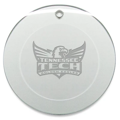 Tennessee Tech Golden Eagles 3'' Glass Round Ornament
