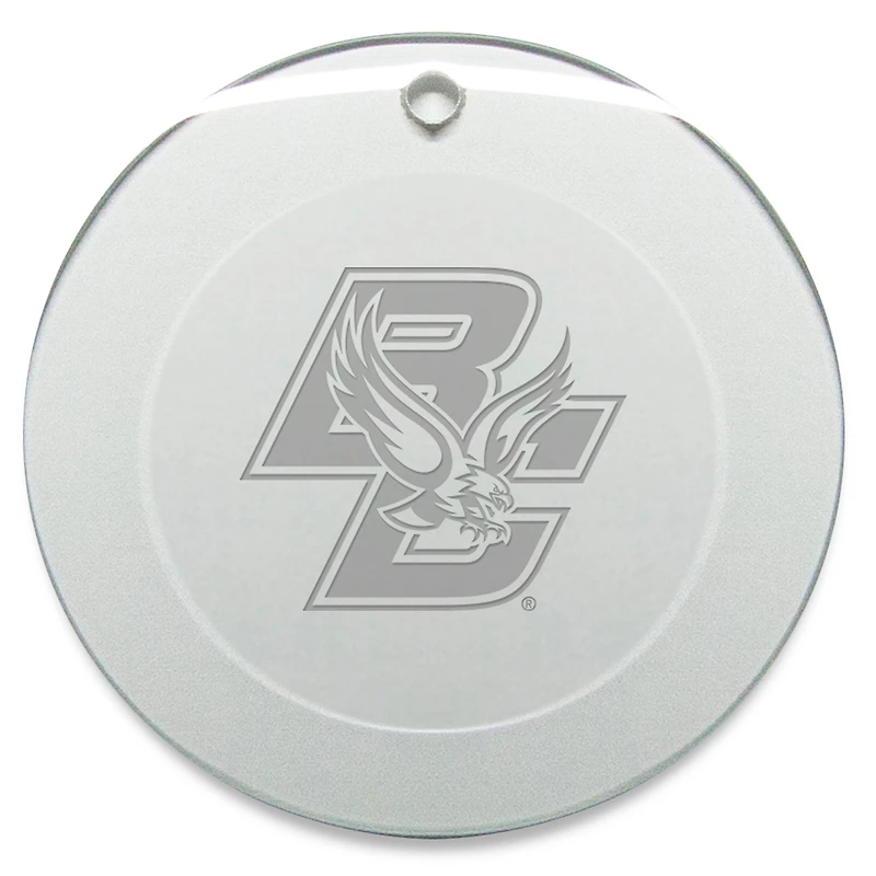 Boston College Eagles 3'' Glass Round Ornament