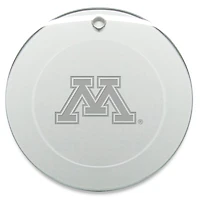 Minnesota Golden Gophers 3'' Glass Round Ornament