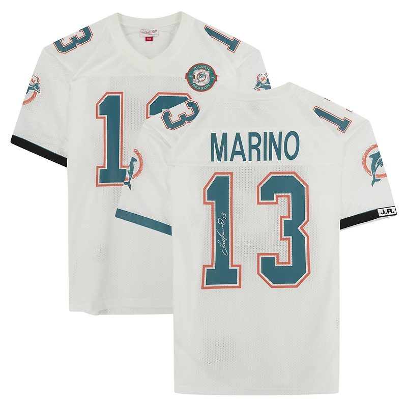 Dan Marino Miami Dolphins Autographed White Mitchell & Ness Authentic Jersey