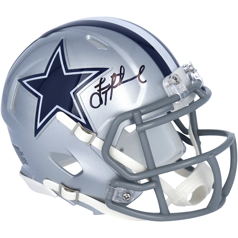 Troy Aikman Dallas Cowboys Autographed Riddell Speed Mini Helmet
