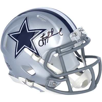 Troy Aikman Dallas Cowboys Autographed Riddell Speed Mini Helmet