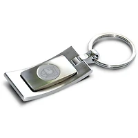 Silver Army Black Knights Team Logo Curve Key Ring
