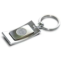 Silver Tennessee Tech Golden Eagles Team Logo Curve Key Ring